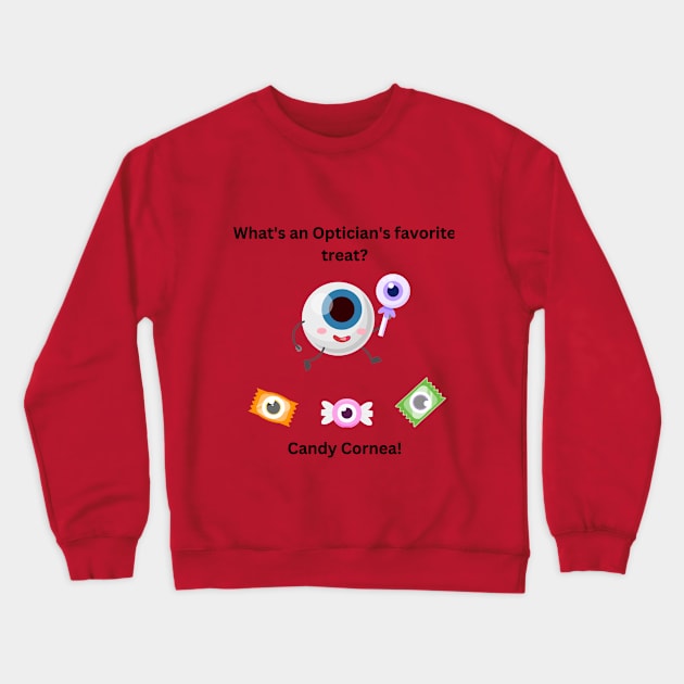 Eye love Candy Crewneck Sweatshirt by Indiana Opticians Association